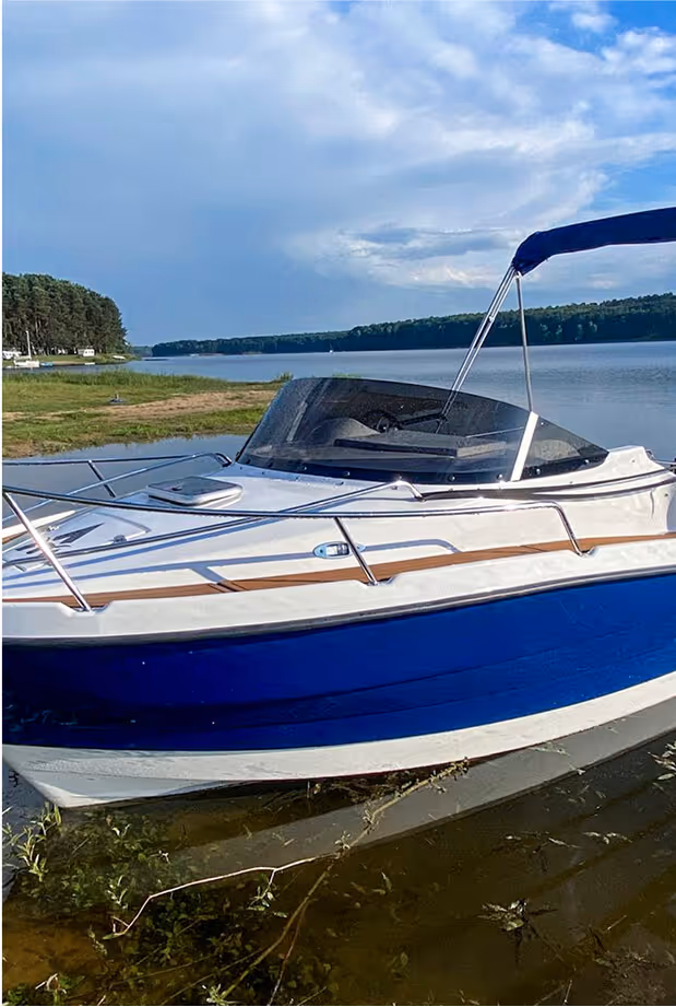 Lodz motorowa - jezioro chancza - wynajem